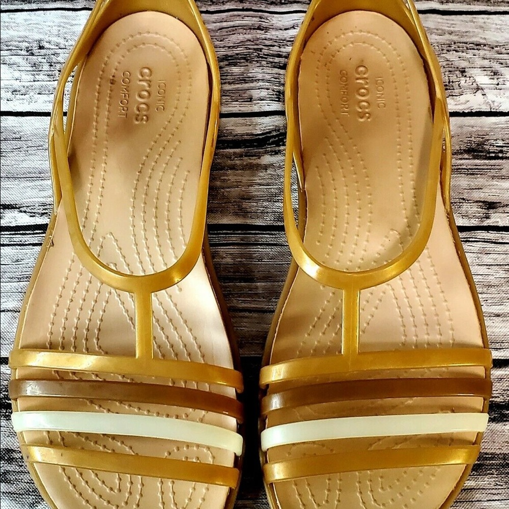 Crocs Iconic Comfort Isabella Jelly Sandal W 9